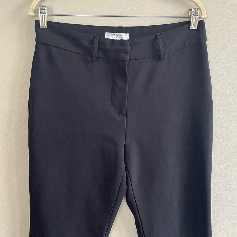 C by One black high rise trousers straight leg size small - Picture 2 of 11